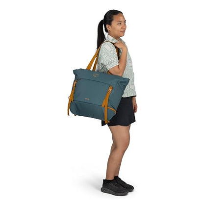Osprey Daylite Large Tote Weekend Pack - Shoulder or Backpack Carry with Laptop Sleeve & Shoe Compartment, Barley Brown/Multi - color: Barley Brown Multi