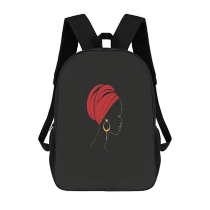 Travel Laptop Backpack Slim Durable Lightweight Back Pack Cute Simple Female Silhouette Small Backpack For Women Men - color: Simple Female Silhouette
