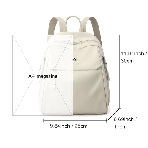 Backpack for Women Ladies Casual Daypack Light Weight Small Backpack Purses Daily Backpack Black - color: Black