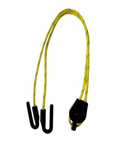 Under-Seat Carry-On Strap for More Commercial Flight Legroom - airoomy USA - Patent Pending (Yellow) - color: yellow