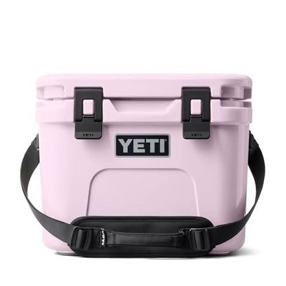 YETI Roadie 15 Hard Cooler with DoubleDuty Shoulder Strap - color: Cherry Blossom
