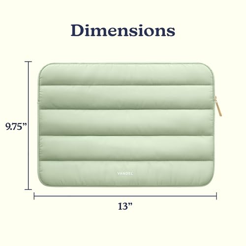 Vandel The Original Puffy Laptop Sleeve 13-14 Inch, Laptop Case 14 Inch - color: h. Sage Green, size: 13-14 Inch
