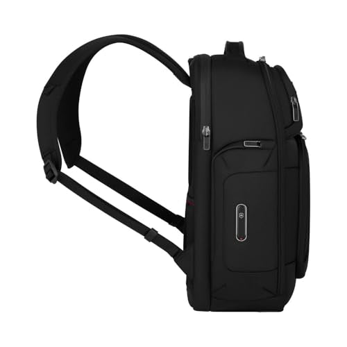 Victorinox Werks Traveler 7.0, Deluxe Backpack, Backpack with 15.6'' Laptop and 11'' Tablet Compartment, Black