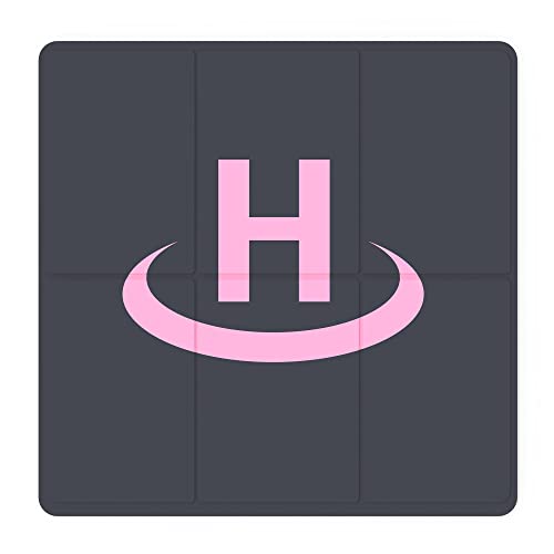 VCUTECH Drone Landing Pad - Weighted 25 inch(65cm) for DJI Mini 3 Pro, Mavic 3, Mavic Air 2/2S, DJI Mini 2, FPV Drone, Avata Fly More Kit Accessories (Pink)
