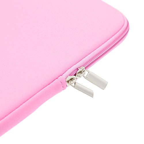 RAINYEAR 11-11.6 Inch Laptop Sleeve Protective Case Soft Carrying Cover Compatible with MacBook Neo A18 11.6" MacBook Air for 11" Notebook Tablet Chromebook (Pink) - color: Pink, size: 11"-11.6"