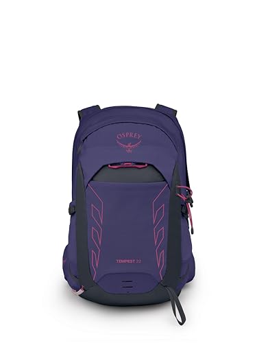 Osprey Tempest 22L Women's Lightweight Hiking Backpack - Small Daypack for Travel & Camping, Deep Fig/Hotspot Pink - color: Deep Fig/Hotspot Pink, size: 22L - Standard Fit
