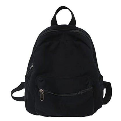 XPONNI Small Backpack Purse for Teen Girls Grunge Accessories Purse Backpack for Women Mini Backpack Purse (Black) - color: Black