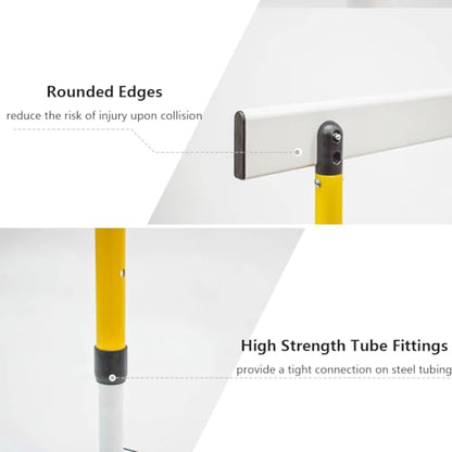 Adjustable Height Hurdle, Detachable Track and Field Equipment for Speed & Agility Training