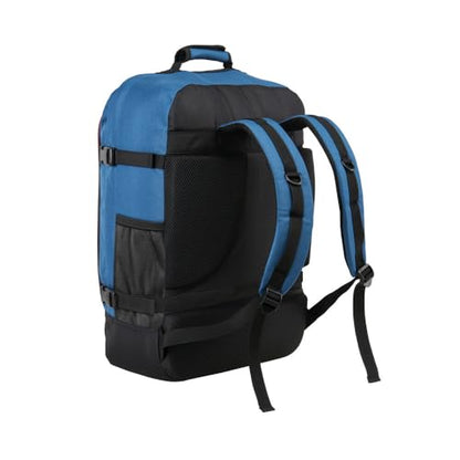 Cabin Max Metz 44L Travel Backpack Carry on Luggage Sized 55x40x20cm (22x16x8) Lightweight (Navajo Blue) - color: Navajo