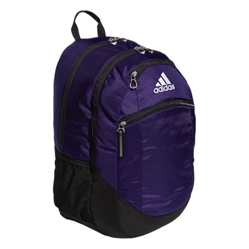 Striker Team Sports Backpack for soccer and more, workout bag for men and women - color: Team Collegiate Purple/Black/White