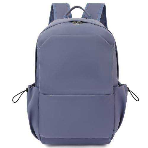 YGR Laptop Backpack for Women and Men, Waterproof Lightweight Travel Daily Rucksack Casual 15.6 inches Computer Bags for College, Blue - color: Blue