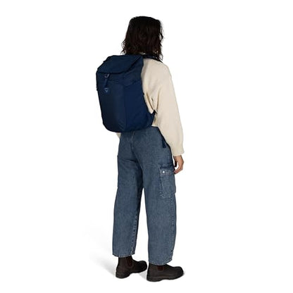 Osprey Aoede Slim SyncPack Backpack with Laptop Sleeve, Antique Blue - color: Antique Blue