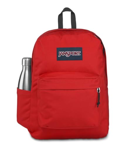 JanSport Superbreak Backpack - Durable, Lightweight Premium Backpack, Red Tape - color: Red Tape