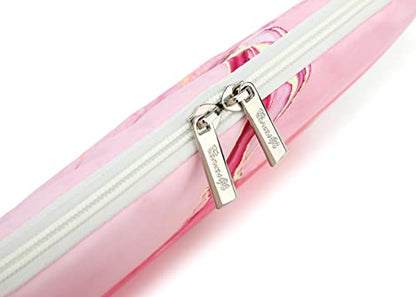 Canvaslife Pink Marble Pattern 13 inch Canvas Laptop Sleeve with Pocket 13 inch 13.3 inch Laptop 13 case13 Sleeve - color: Pink Marble, size: 13 inch/13.3 inch
