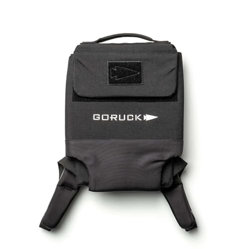 GORUCK Ruck Plate Carrier 3.0 - Streamlined Weighted Rucking Backpack w/Ergonomic Back Support & Extra Padded Straps - Compatible Ruck Plates, Black - color: Black