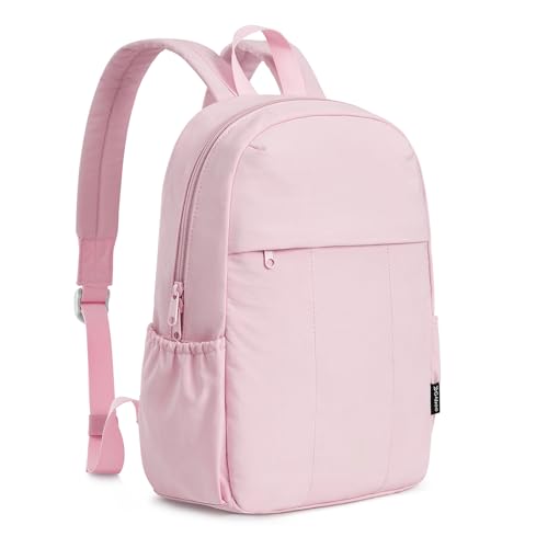 G4Free Mini Backpack for Women Water-resistant Hiking Backpack with Adjustable Shoulder Straps for School Travel Shop Work Casual(PINK) - color: Pink