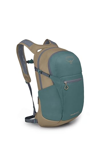 Osprey Daylite Plus Commuter Backpack - Lightweight, Everyday Pack with Laptop Sleeve and Water Bottle Pockets - Ideal for Campus, Work, and Travel with Versatile Storage, Cascade Blue/Latte Brown - color: Cascade Blue/Latte Brown