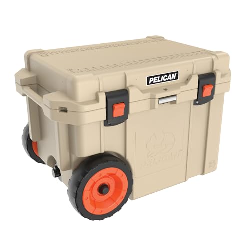 Pelican 45QT Elite Wheeled Cooler - color: Tan, style: 45 Quart