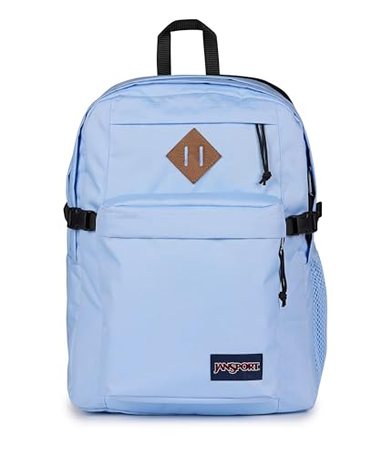 JanSport Main Campus Backpack - Travel or Work backpack w 15-Inch Laptop Sleeve and Dual Water Bottle Pockets, Hydrangea - color: Hydrangea
