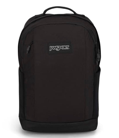 JanSport Inbound Pack – Large Main Compartment, Dual Water Bottle Pockets, and Dedicated 15-Inch Padded Laptop Pocket, Black - color: Black
