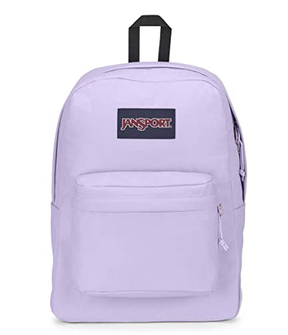 JanSport SuperBreak One Backpacks - Durable, Lightweight Bookbag with 1 Main Compartment, Front Utility Pocket with Built-in Organizer - Premium Backpack, Pastel Lilac - color: Pastel Lilac
