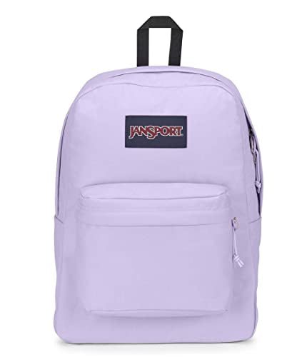 JanSport SuperBreak One Backpacks - Durable, Lightweight Bookbag with 1 Main Compartment, Front Utility Pocket with Built-in Organizer - Premium Backpack, Pastel Lilac - color: Pastel Lilac