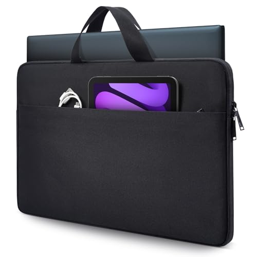 18-19 Inch Gaming Laptop Sleeve Carrying Case for 18 in Alienware 18 Area-51/m18 R2/m18 Gaming Laptop, 18" Razer Blade, 18" ASUS ROG Strix Scar 18 G18, Acer Nitro 5 18, MSI 18 inch Case Bag, Black - size: 19 Inch