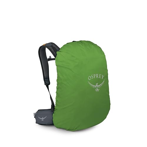 Osprey Hikelite 32L Durable Hiking Backpack - Travel Daypack with Rain Cover for Men and Women, Tungsten Yellow - color: Tungsten Yellow, style: 32l