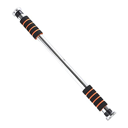 Metal Pull up Bar Door Hanging Wall Mount Heavy Duty Telescopic Doorway Chin up Bar Adjustable Length for Household Gym Fitness Equipment