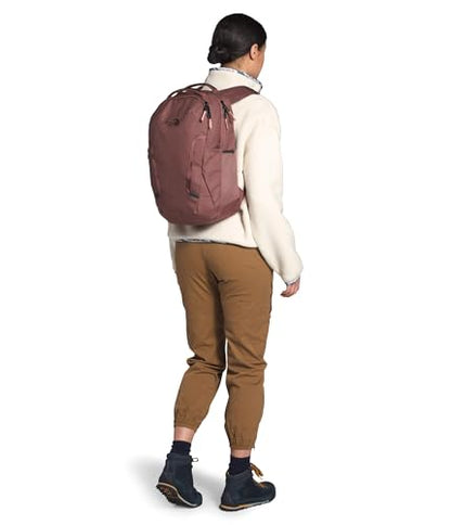 The North Face Women's Vault Everyday Laptop Backpack - PFAS Free, Marron Purple/Pink Clay, One Size - color: Marron Purple/Pink Clay- Npf