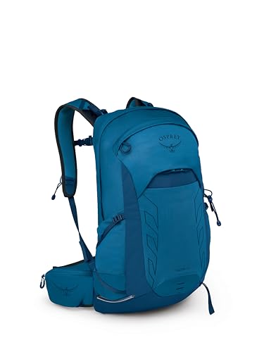 Osprey Talon 22L Men's Lightweight Hiking Backpack - Small Daypack for Travel & Camping, Scoria Blue/Night Shift - color: Scoria Blue/Night Shift, size: 22L - Standard Fit