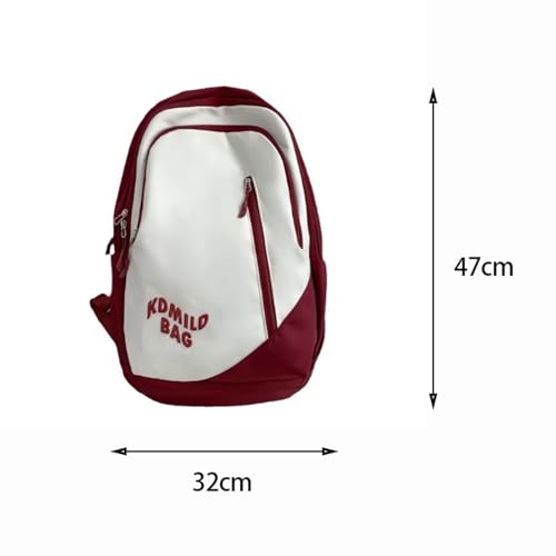 book bag Sporty Backpack With Laptop Compartment Integrated Water Bottle Pocket For Travel School waterproof(Grey) - color: Grey