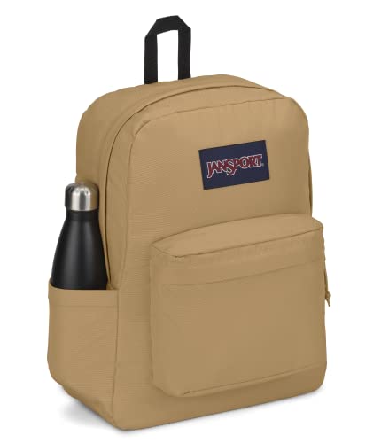 JanSport SuperBreak Plus Backpack with Padded 15-inch Laptop Sleeve and Integrated Bottle Pocket - Spacious and Durable Daypack for Work and Travel - Curry - color: Curry