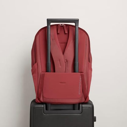 Troubadour Neo Backpack - 22L Lightweight Laptop Backpack - Ergonomic & Water Resistant - Versatile Style for Work and Travel - Rust - color: Rust