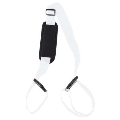 PATIKIL Carrying Beach Chair Straps, Adjustable Beach Chair Straps Shoulder Carrying Straps for Folding Chair Backpack, White - color: White