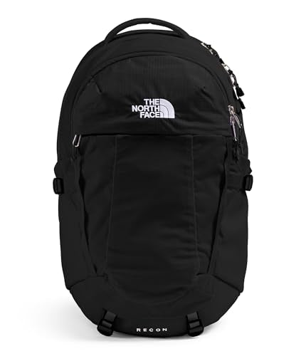 The North Face Women's Recon Everyday Laptop Backpack - Commuter Travel Bag, 18" Laptop Sleeve, Water-Repellent, TNF Black/TNF Black-NPF, One Size - color: Tnf Black/Tnf Black-npf