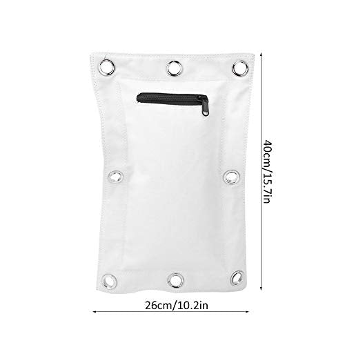 Sandbag, Wing Chun Wall Canvas Punch Empty Sandbag Target with Zipper for Boxing Muay Thai - size: Small