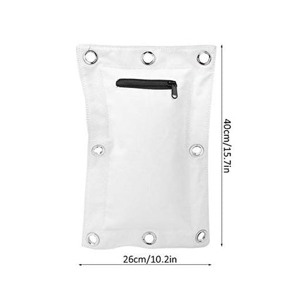Sandbag, Wing Chun Wall Canvas Punch Empty Sandbag Target with Zipper for Boxing Muay Thai - size: Small