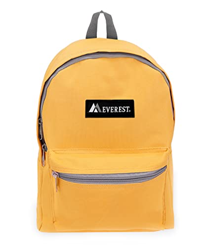 Everest Basic Backpack, Yellow, One Size - color: Yellow