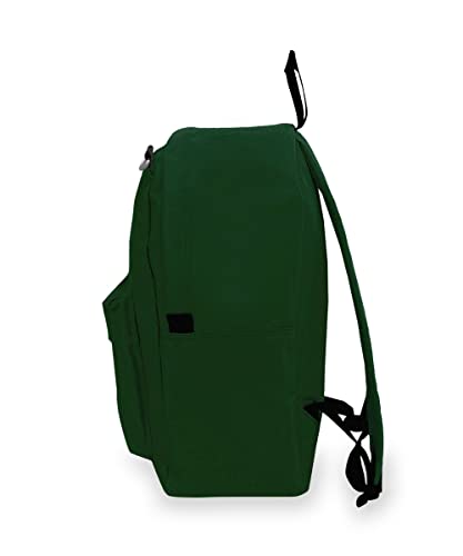 Everest Luggage Classic Backpack, Dark Green, Large - color: Dark Green, size: One Size