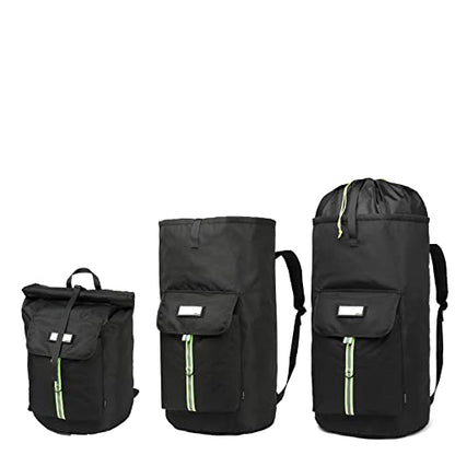 laundry bag backpack,extra-large heavy duty laundry bags,laundry backpack for college students,drawstring closure (charcoal grey laundry bag with straps) - color: Charcoal Grey Laundry Bag With Straps