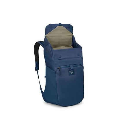 Osprey Aoede Slim SyncPack Backpack with Laptop Sleeve, Antique Blue - color: Antique Blue