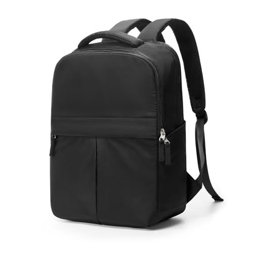 Black Laptop Work Backpack for Women - 15.6 Inch Laptop Compartment, Lightweight Waterproof Large Travel Backpack for College, Nurse & Teacher - color: Model a Black