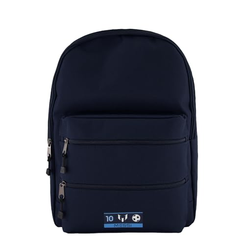 Messi Lifestyle Backpack, Bookbag with Pockets & Adjustable Straps
