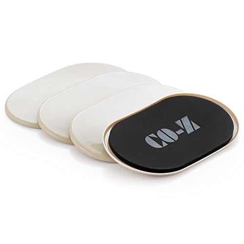CO-Z Large Furniture Sliders - 4 Pack, 6" x 9 1/2" Oval Reusable Furniture Sliders for Carpet, Heavy-Duty Furniture Gliders Movers for Hardwood Floors, Plastic Moving Pads for Heavy Furniture - size: 9 1/2" Oval-4 Pack