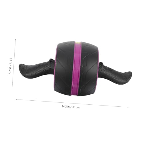 Ab Roller Wheel with Automatic Rebound and Comfortable Handle Silent Exercise Roller for Core Strengthening at Home Gym Suitable for Men and Women Beginners and Experts