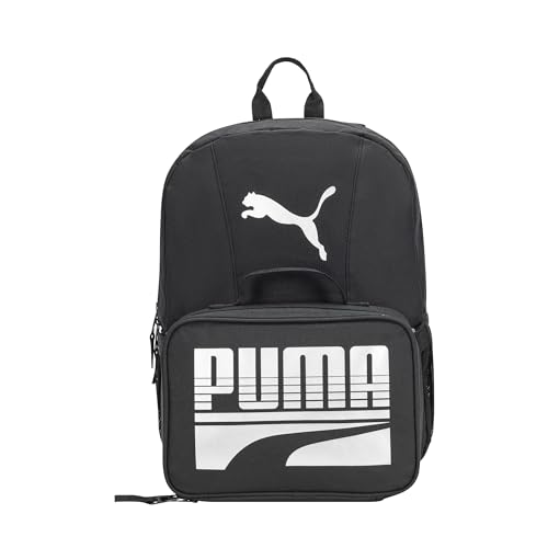 PUMA KIDS' EVERCAT BACKPACK & LUNCH KIT COMBO - color: Black/Silver