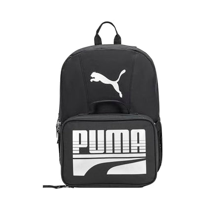 PUMA KIDS' EVERCAT BACKPACK & LUNCH KIT COMBO - color: Black/Silver