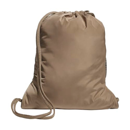 adidas Alliance Sackpack – Drawstring Backpack for Sports, Small Gym Bag - color: Khaki Six/Black/3