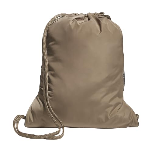 adidas Alliance Sackpack – Drawstring Backpack for Sports, Small Gym Bag - color: Khaki Six/Black/3